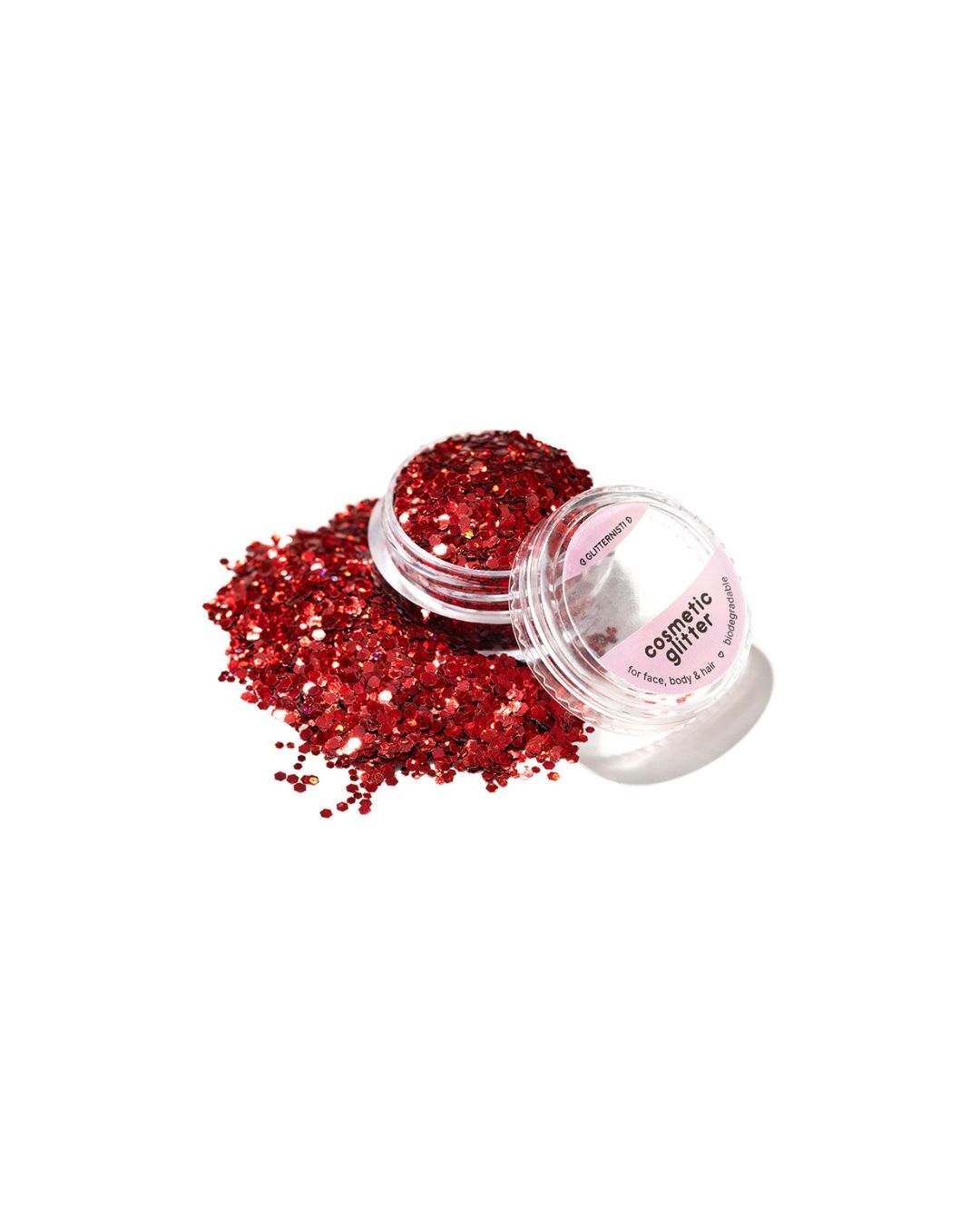 GLITTERNISTI CHUNKY RED COSMETIC GLITTER