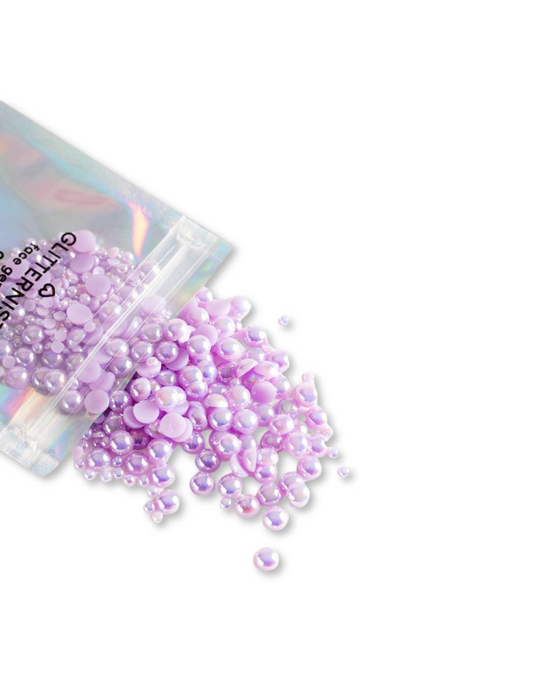 GLITTERNISTI FACE PEARLS - LAVENDER