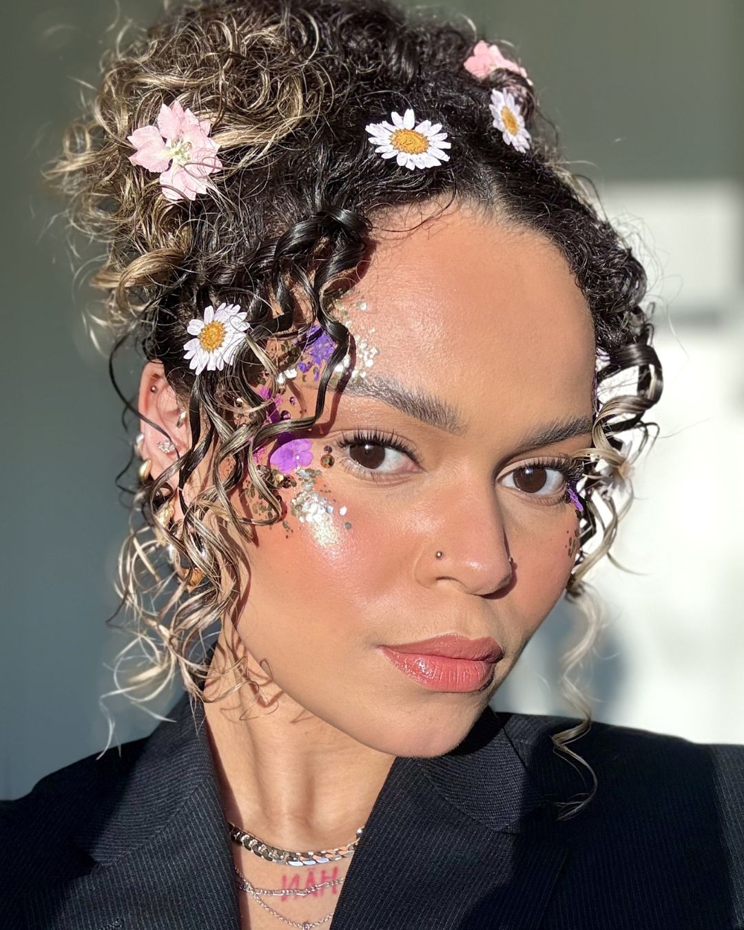 GLITTERNISTI FLOWERS GLITTER SET