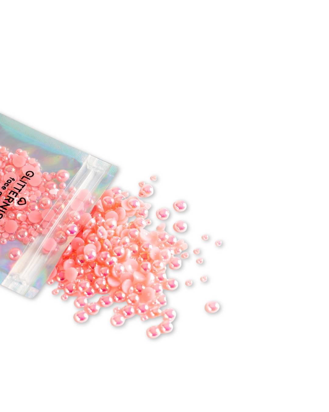 GLITTERNISTI FACE PEARLS - BABY PINK