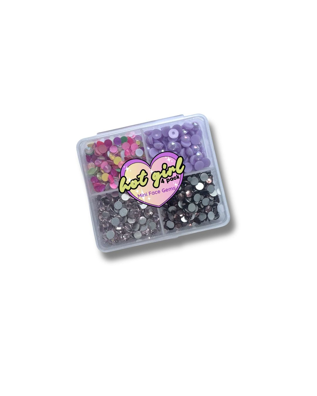 GLITTERNISTI HOT GIRL 4 PACK FACE GEMS - SPARKLE SET