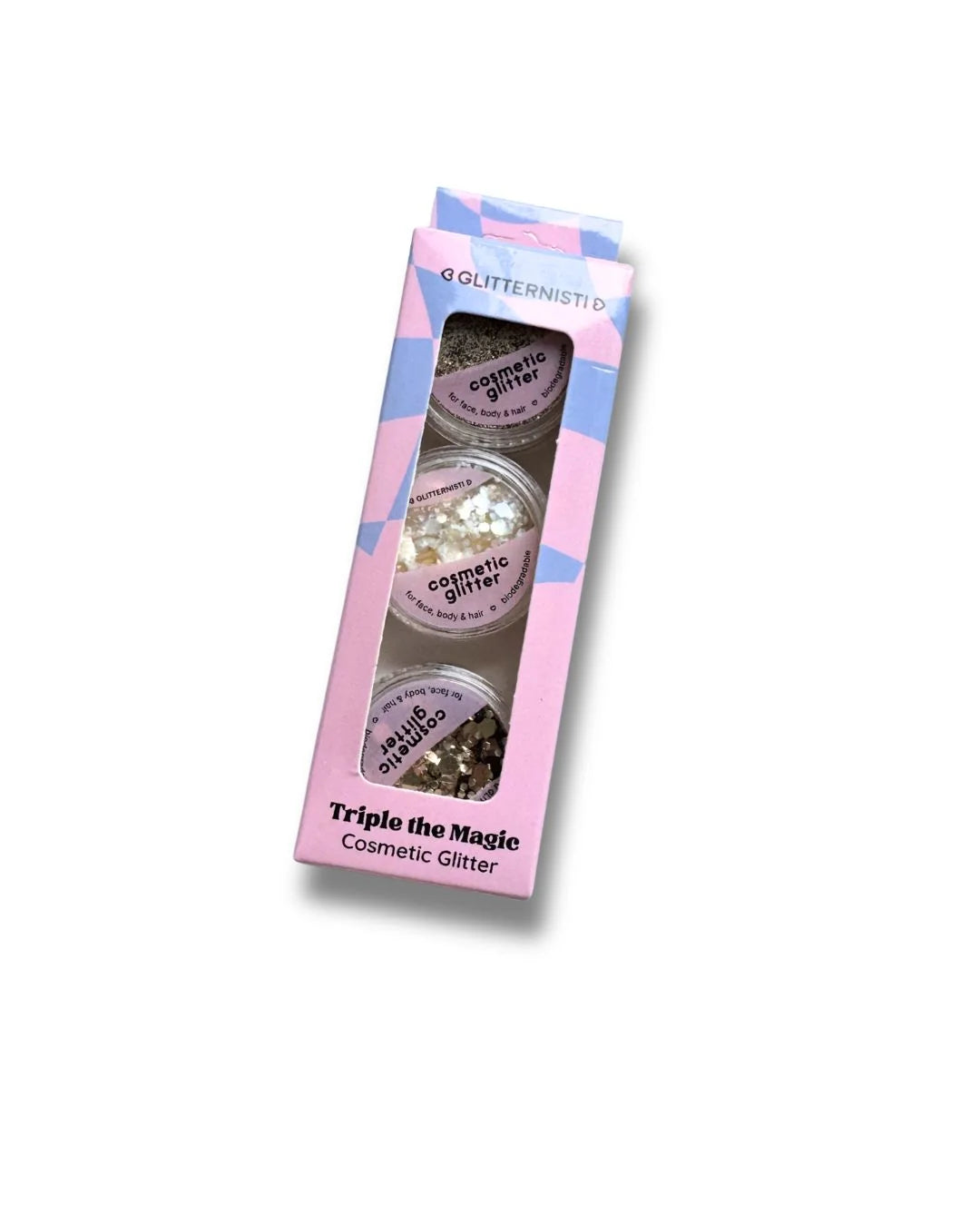 GLITTERNISTI TRIPLE THE MAGIC - NUDES kosmeettinen glitter