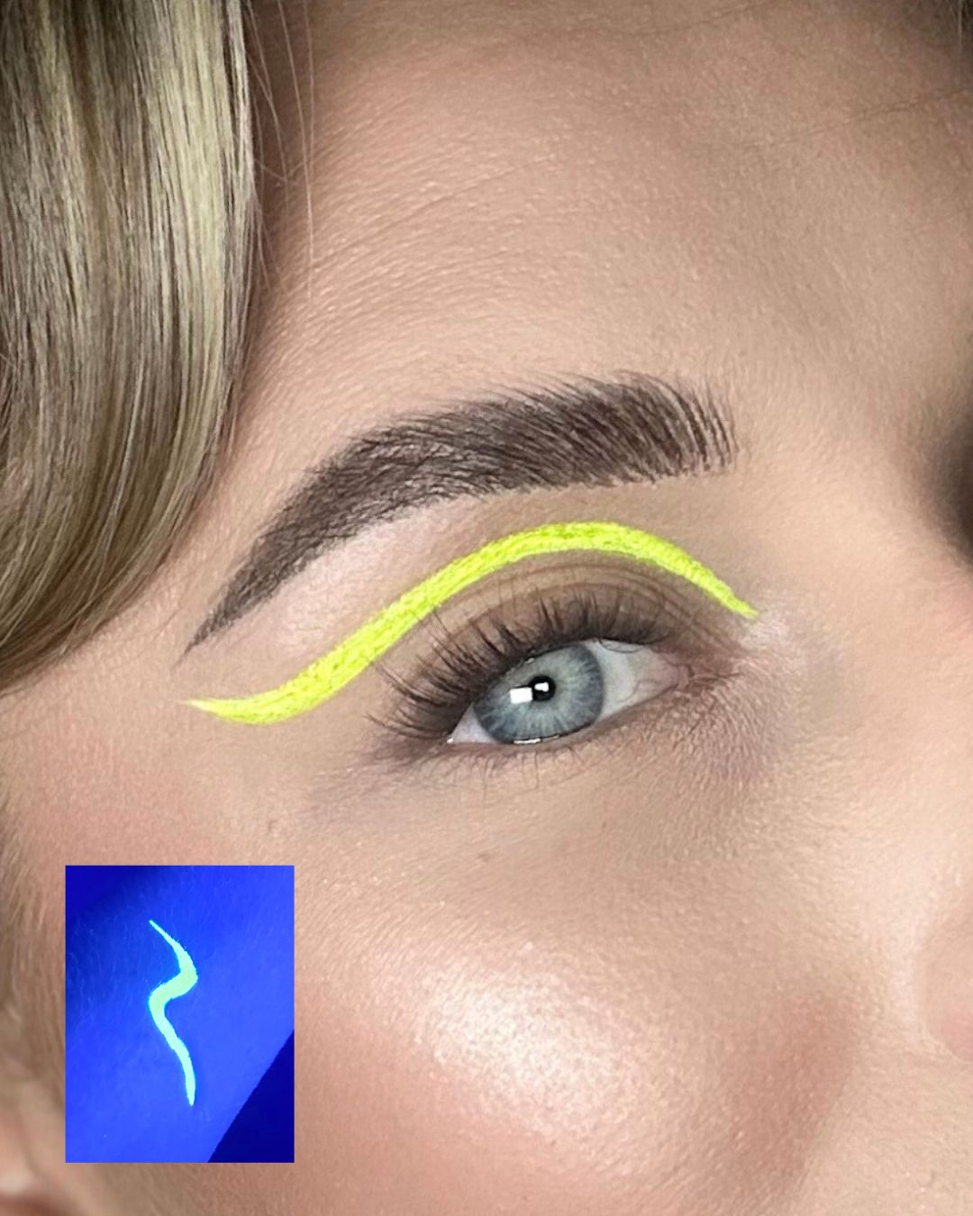 GLITTERNISTI UV NEON EYELINER - Yellow